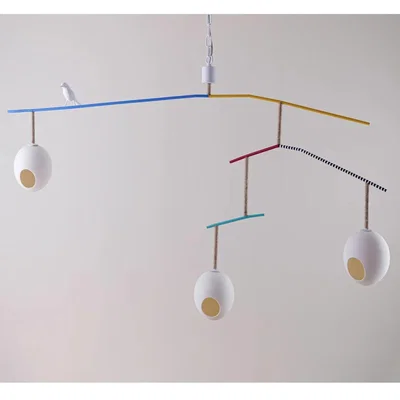 Tobias Oliver Porta Romana | Rockin' Robin Ceiling Light Large
