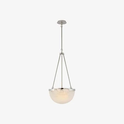 Tobias Oliver Visual Comfort | Melange Small Pendant | Polished Nickel