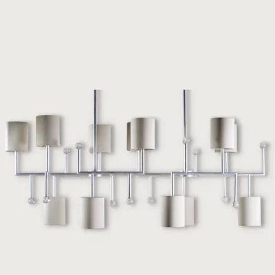Tobias Oliver Porta Romana | Quantum Chandelier Medium | New Silver
