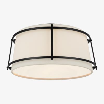 Tobias Oliver Visual Comfort | Callaway Small Flush Mount | Bronze