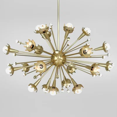 Tobias Oliver Jonathan Adler I Sputnik Chandelier I Brass
