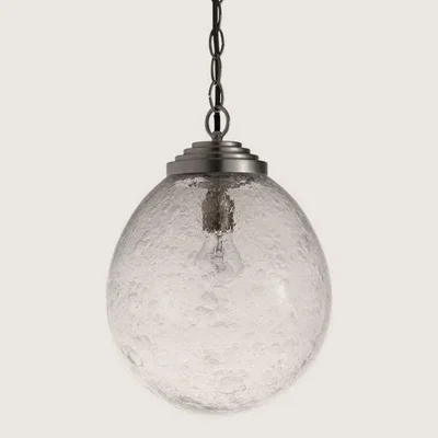 Tobias Oliver Porta Romana | Orb Pendant Small | Bright Silver
