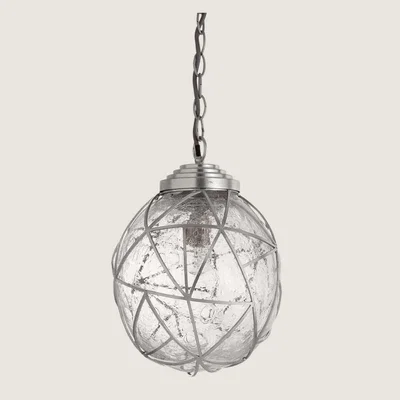 Tobias Oliver Porta Romana I Cocoon Pendant | Bright Silver
