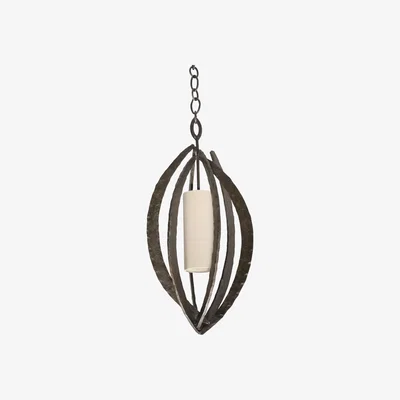 Tobias Oliver Porta Romana I Miro Pumpkin Chandelier I Bronzed
