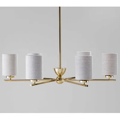 Tobias Oliver Porta Romana | Clare Chandelier | Brass