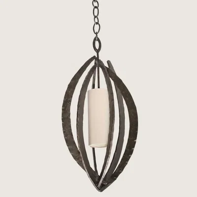 Tobias Oliver Porta Romana | Miro Chandelier | Burnt Silver
