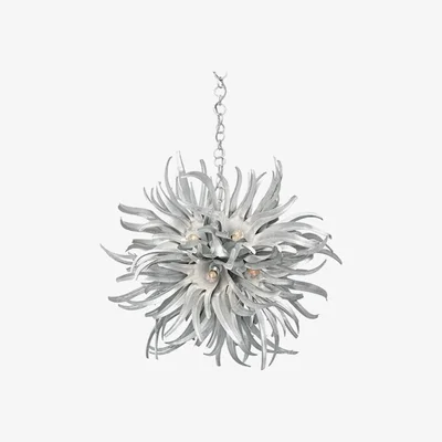 Tobias Oliver Porta Romana I Small Urchin Chandelier Bodu Silver