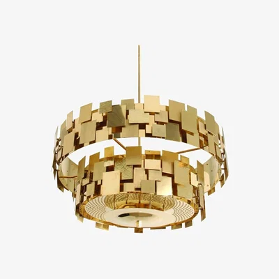 Tobias Oliver Porta Romana I Luca Chandelier I Brass