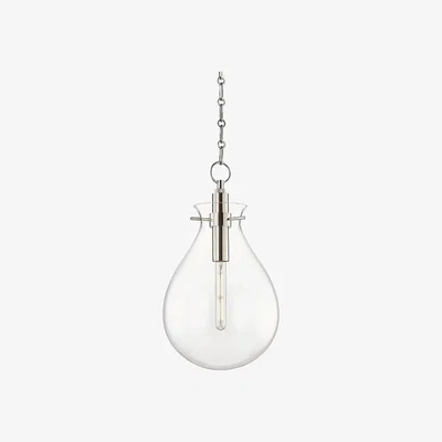 Tobias Oliver Hudson Valley I Ivy Pendant I Polished Nickel I Large