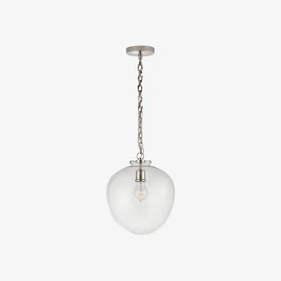 Tobias Oliver Visual Comfort | Katie Acorn Pendant | Polished Nickel