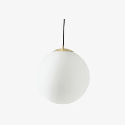 Westwing Opal Glass Ball Pendant Lamp Beth