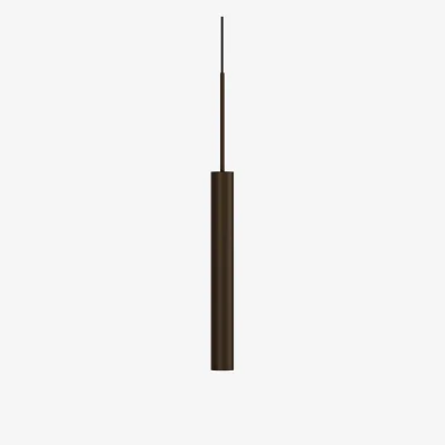 Westwing Small Pendant Lamp Tubulaire with A Ribbed Surface, H 48 cm