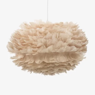Westwing Large Pendant Eos Made of Feathers