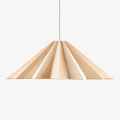 Westwing Handmade Pine Wood Pendant Stratus, in various sizes