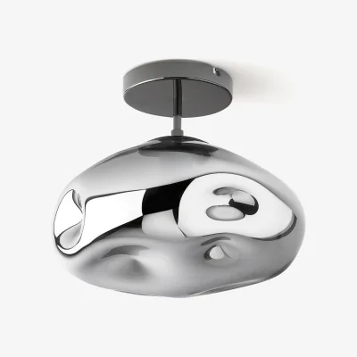 Westwing Ceiling Lamp Amora Made of Mirrored Glass
