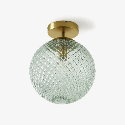 Westwing Small Glass Ceiling Lamp Lorna