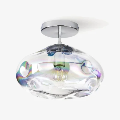 Westwing Iridescent Glass Ceiling Lamp Amora