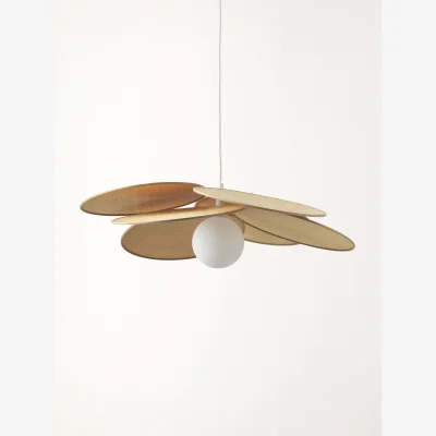 Westwing Pendant Lamp Milani with Natural Fibre Decor