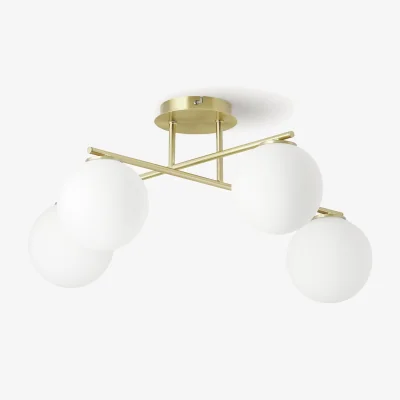 Westwing Opal Glass Ceiling Lamp Atlanta