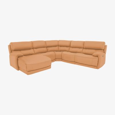 Furniture Village Link Leather Corner Chaise Power Sofa
