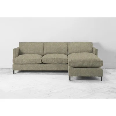 Perch and Parrow Justin Right Hand Chaise Sofa in Tortellini