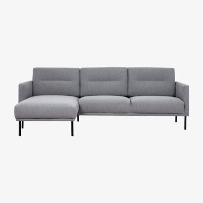 The Range Larvik Chaiselongue Sofa - Grey / Left-hand