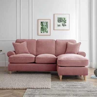 The Range The Amilia Right Hand Chaise - Plum