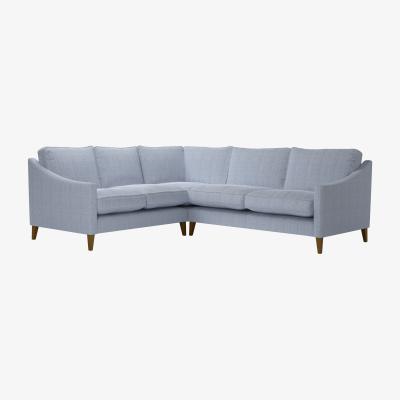 Sofa.com Iggy Asym. Crn: LHF 2 Seat w RHF 2.5 Seat in Uniform House Herringbone Weave - sofa.com