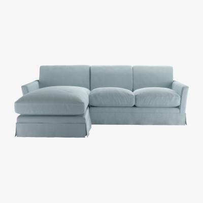 Sofa.com Otto Medium LHF Chaise Sofa in Exhale Vermeer Linen - sofa.com