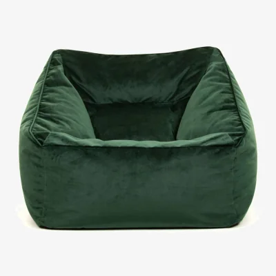 Cuckooland Icon Natalia Velvet Bean Bag Armchair - Ochre Yellow