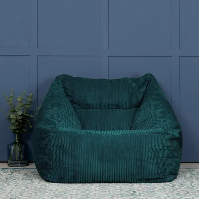 Cuckooland Icon Morgan Cord Bean Bag Armchair - Grey