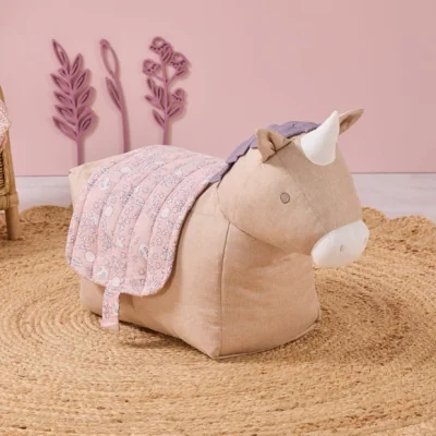 Dunelm Tutti Bambini Tiny Tails Uma Unicorn Ride On Beanbag