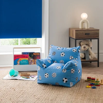 Dunelm Kids Football Bean Bag Chair