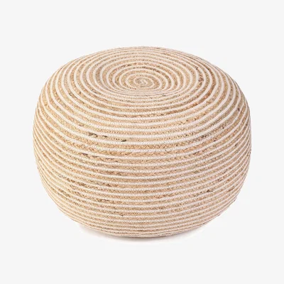 Dunelm Kaikoo Jute Stripe Bean Bag Pouffe