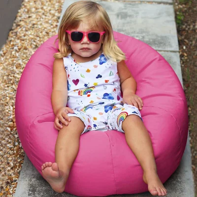Dunelm rucomfy Kids Small Indoor Outdoor Beanbag Cerise (Pink)