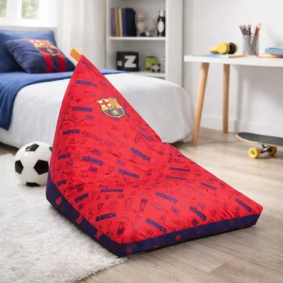 Dunelm Kaikoo Barcelona Football Club Triangle Bean Bag Chair