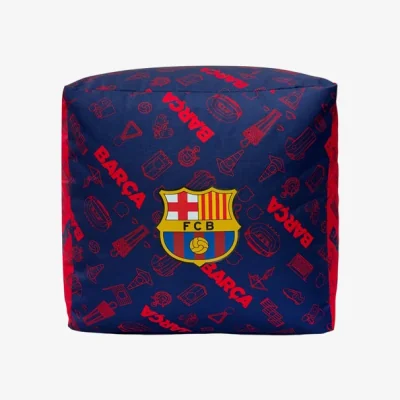 Dunelm Kaikoo Barcelona Football Club Cube Bean Bag