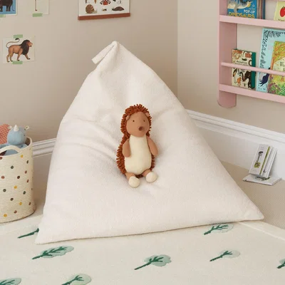 Habitat Great Little Trading Company Curly Pyramid Beanbag - Ivory