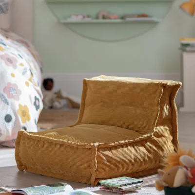 Habitat Habitat Kids Mini Estelle Cord Beanbag - Mustard