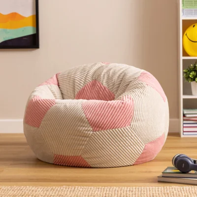 The Range Icon Kids Printed Dome Bean Bag - Light Pink
