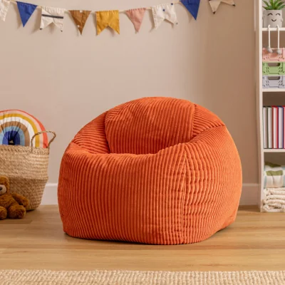 The Range Corduroy Kids High Rest Beanbag - Terracotta