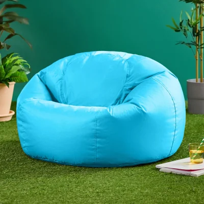 The Range icon Kingston Classic Outdoor Bean Bag and Footstool - Aqua
