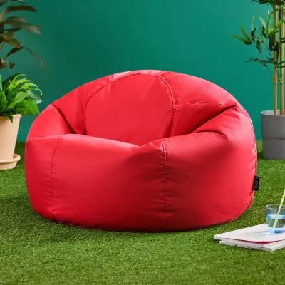 The Range icon Kingston Classic Outdoor Bean Bag and Footstool - Red