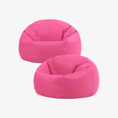 The Range Classic Indoor and Outdoor Bean Bag Set of 2 - Pink