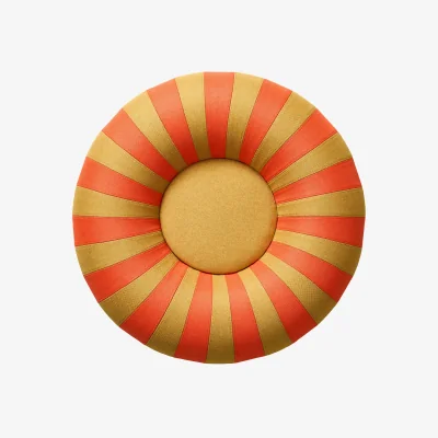 Westwing Inflatable Round Pouf Float, Ø 80